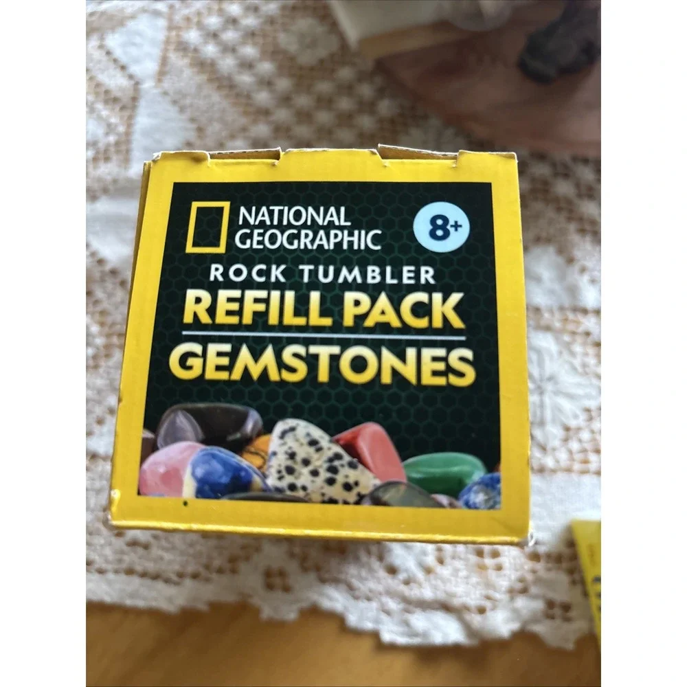 National Geographic Rock Tumbler Refill Kit with Gemstones and Grit